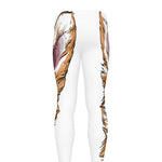 Hipster Pembroke Welsh Corgi Print Men's leggings