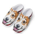 Hipster Pembroke Welsh Corgi Print Mesh Casual Shoes