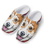 Hipster Pembroke Welsh Corgi Print Mesh Casual Shoes