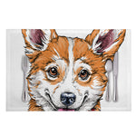 Hipster Pembroke Welsh Corgi Print Placemat