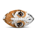 Hipster Pembroke Welsh Corgi Print Rugby Ball