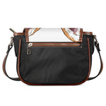 Hipster Pembroke Welsh Corgi Print Saddle Bag