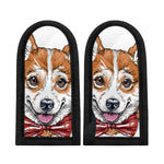 Hipster Pembroke Welsh Corgi Print Skillet Handle Cover