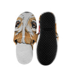 Hipster Pembroke Welsh Corgi Print Slippers