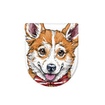 Hipster Pembroke Welsh Corgi Print Toilet Lid Cover