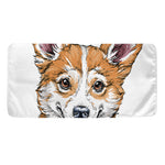 Hipster Pembroke Welsh Corgi Print Towel