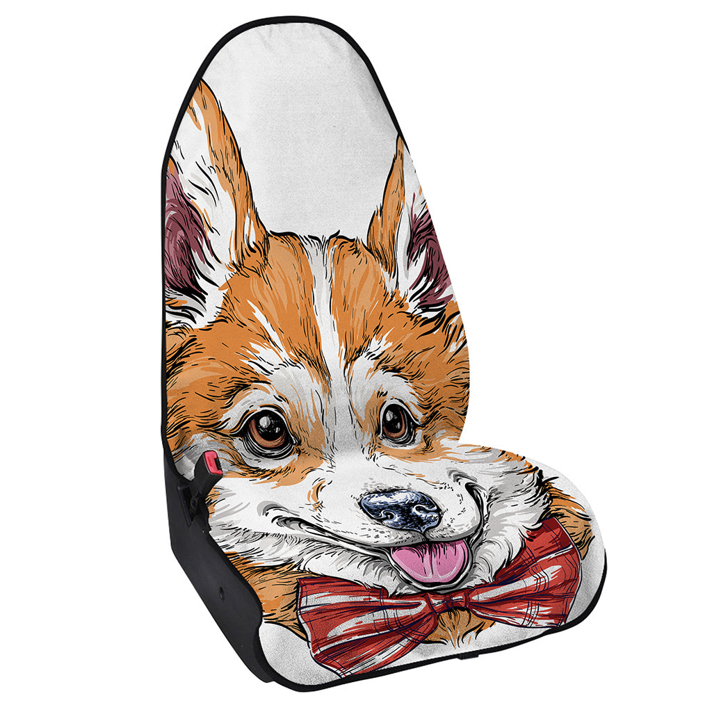 Hipster Pembroke Welsh Corgi Print Waterproof Car Seat Cover