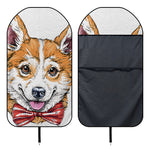 Hipster Pembroke Welsh Corgi Print Waterproof Car Seat Cover
