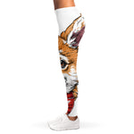 Hipster Pembroke Welsh Corgi Print Women's Leggings
