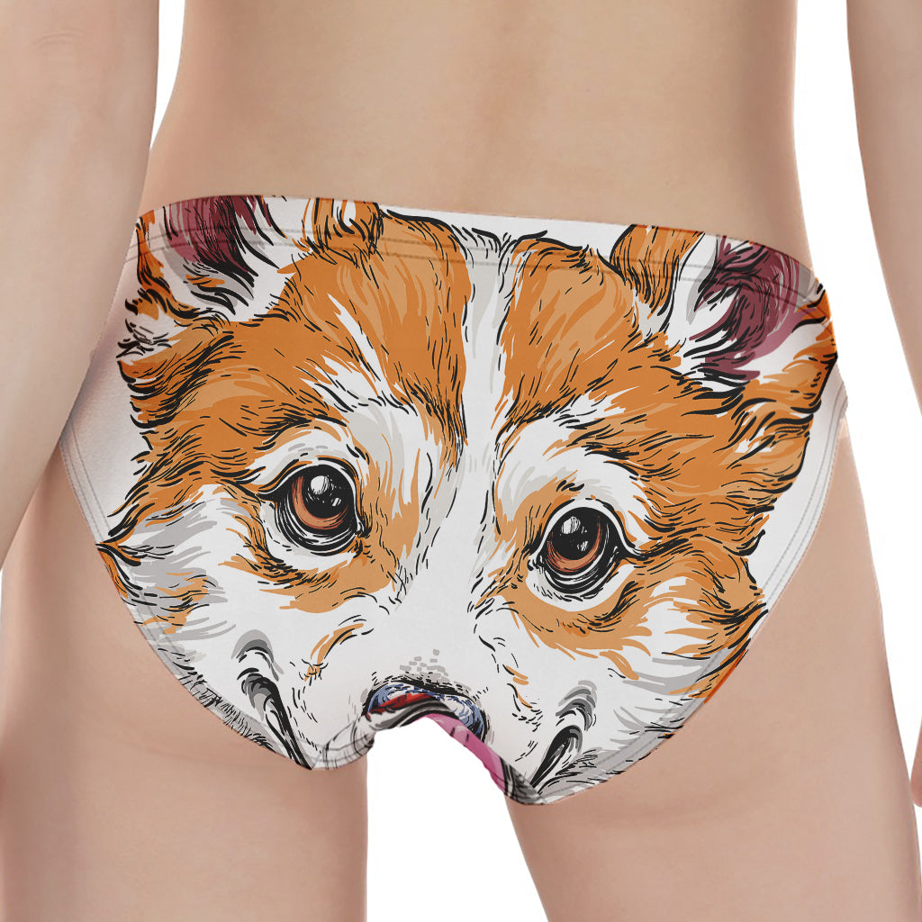 Hipster Pembroke Welsh Corgi Print Women's Panties