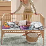 Hipster Pug Print Baby Crib Sheet