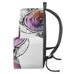 Hipster Pug Print Backpack