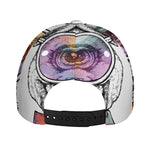 Hipster Pug Print Baseball Cap