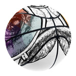 Hipster Pug Print Basketball