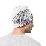 Hipster Pug Print Beanie