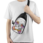Hipster Pug Print Chest Bag