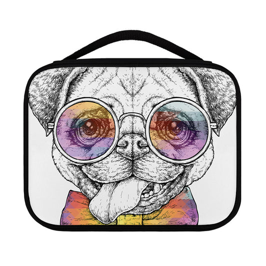 Hipster Pug Print Classic Bible Case