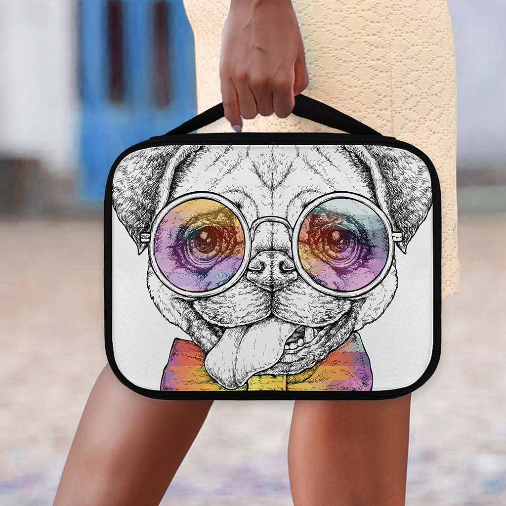 Hipster Pug Print Classic Bible Case
