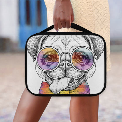Hipster Pug Print Classic Bible Case