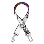 Hipster Pug Print Dog Seat Belt