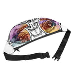 Hipster Pug Print Fanny Pack