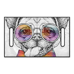 Hipster Pug Print Golf Cart Seat Cover