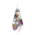 Hipster Pug Print Hand Towel