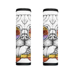 Hipster Pug Print Handle Covers