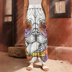 Hipster Pug Print Harem Pants