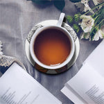 Hipster Pug Print Leather Coaster Set