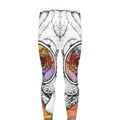 Hipster Pug Print Men's Leggings