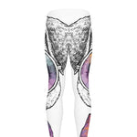 Hipster Pug Print Men's leggings