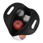 Hipster Pug Print Neoprene Lunch Bag