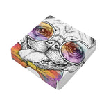 Hipster Pug Print Outdoor Seat Cushion Cover