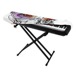 Hipster Pug Print Piano Keyboard Cover