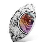 Hipster Pug Print Rugby Ball