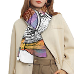 Hipster Pug Print Scarf