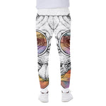 Hipster Pug Print Scuba Joggers