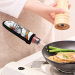 Hipster Pug Print Skillet Handle Cover