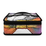 Hipster Pug Print Small Lunch Bag