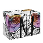 Hipster Pug Print Utility Tote Bag