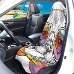Hipster Pug Print Waterproof Car Seat Cover