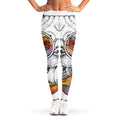 Hipster Pug Print Women's Leggings