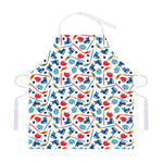 Hockey Equipment Pattern Print Adjustable Apron