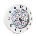 Hockey Equipment Pattern Print Alarm Clock