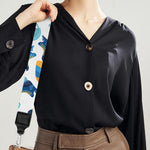 Hockey Equipment Pattern Print Bag Strap