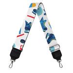 Hockey Equipment Pattern Print Bag Strap