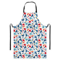 Hockey Equipment Pattern Print Bib Apron With Pocket