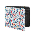 Hockey Equipment Pattern Print Bifold Wallet