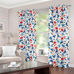 Hockey Equipment Pattern Print Blackout Grommet Curtains
